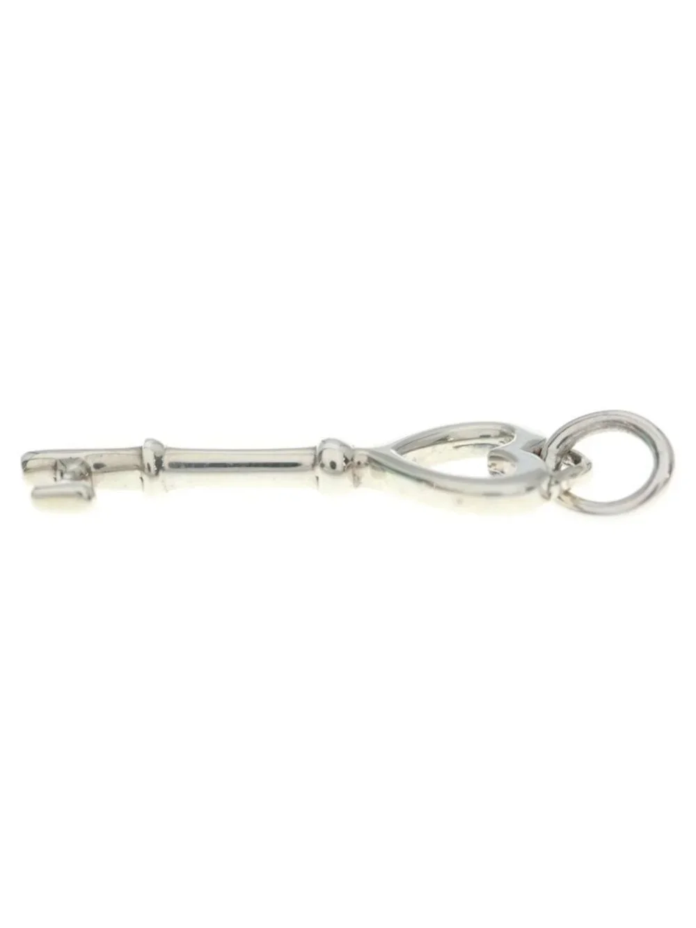 Tiffany & Co Heart Key Pendant Silver
